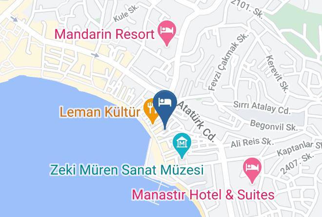 Bodrum - Oalis Hotel Maps
