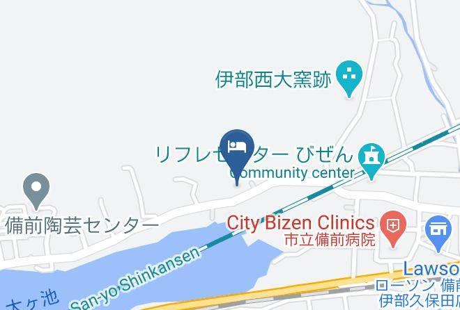 Bizen City - Oashi Kogen Onsen Unkai Maps