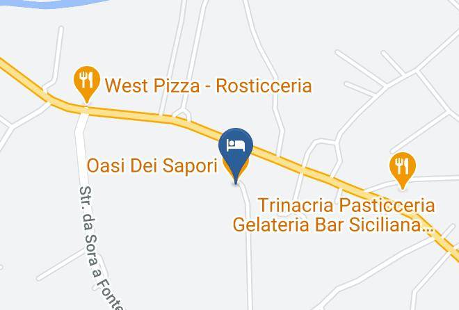 Frosinone - Oasi Dei Sapori Maps
