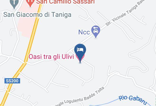 Oasi Tra Gli Ulivi Map - Sardinia - Sassari