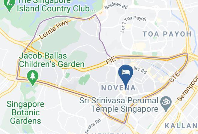 Novena - Oasia Hotel Novena Maps