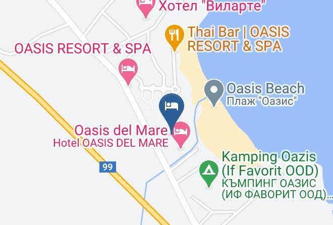 Tsarevo - Oasis Beach Club Maps