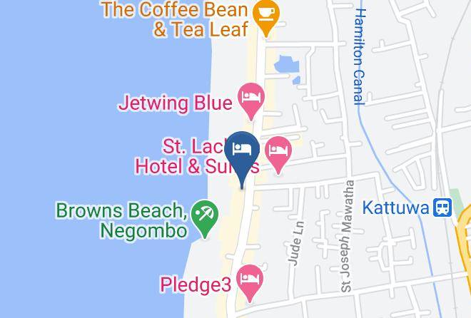 Colombo - Oasis Beach Resort Maps