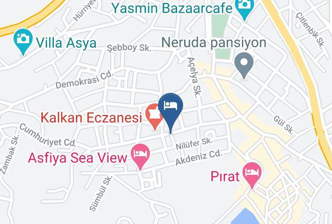Kas - Oasis Boutique Hotel Restaurant Maps
