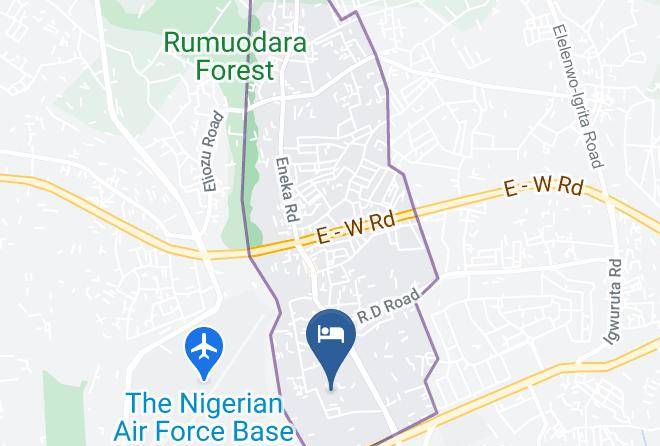 Port Harcourt - Oasis Green Garden Hotel Maps