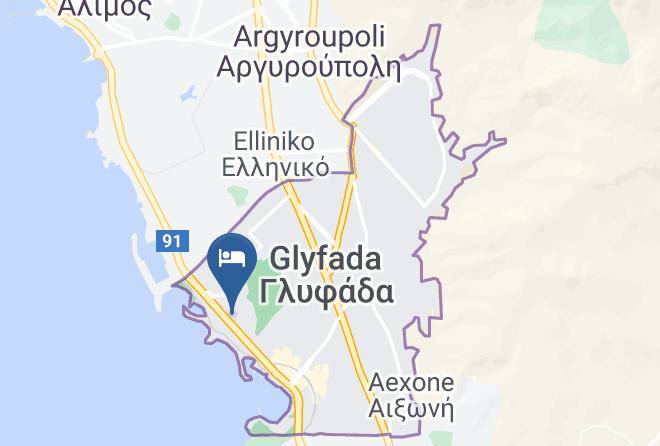 South Athens - Oasis Hotel Maps