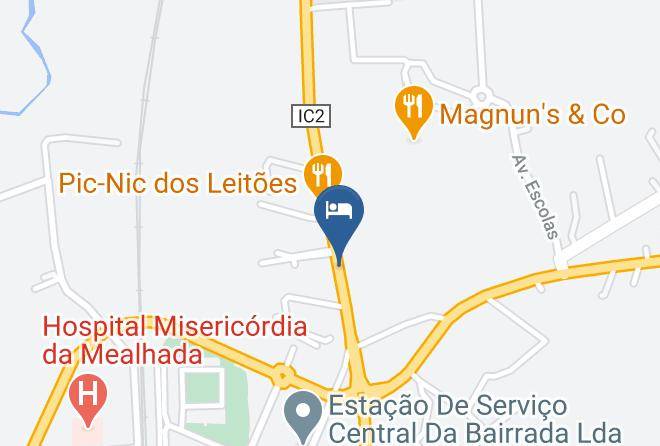 Mealhada - Oasis Hotel Maps