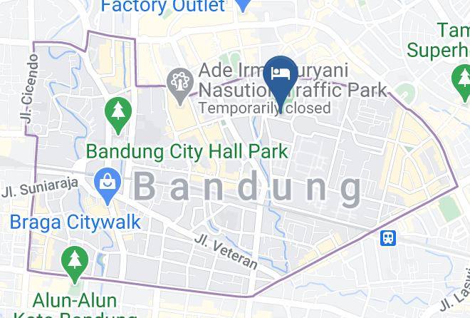 Bandung - Oasis Siliwangi Hotel Bandung Maps