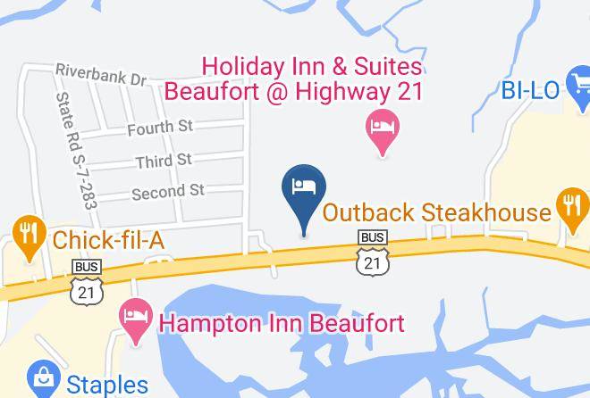 Beaufort - Oasis Inn Maps