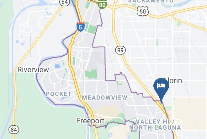 Sacramento - Oasis Inn Sacramento Elk Grove Maps