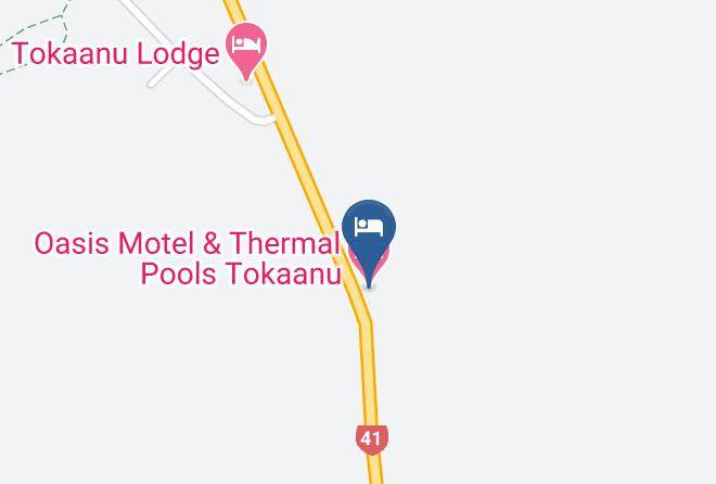 Taupo - Oasis Motel & Thermal Pools Tokaanu Maps