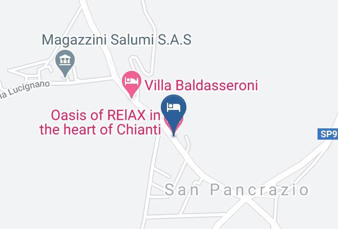 Florence - Oasis Of Relax In The Heart Of Chianti Maps