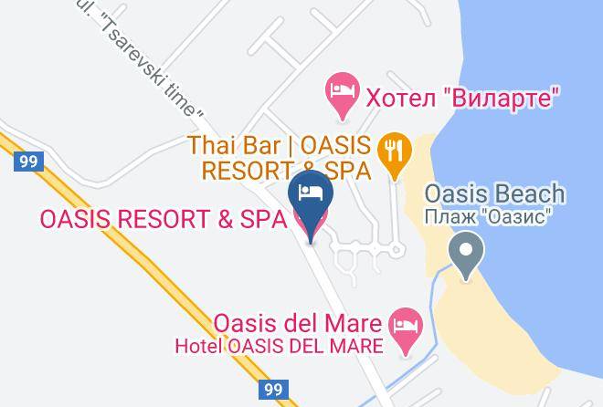 Tsarevo - Oasis Resort & Spa Maps