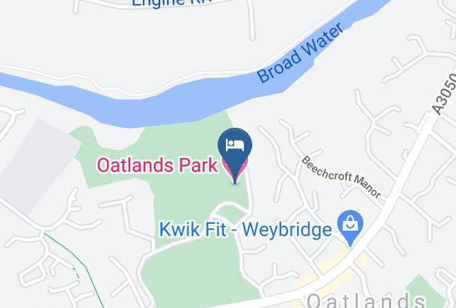 Surrey - Oatlands Park Hotel Maps