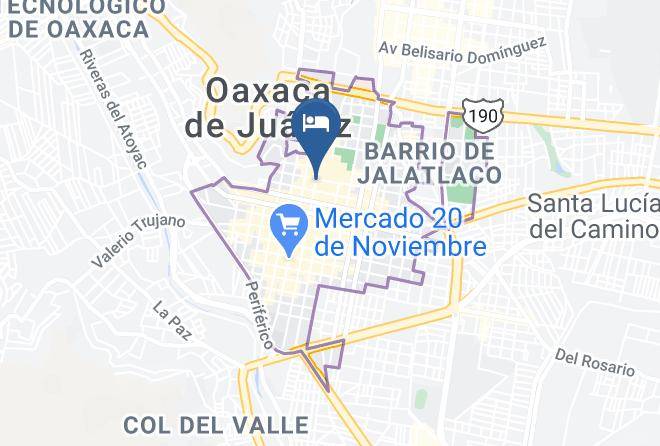 Oaxaca De Juarez - Hotel Oaxaca Real Maps
