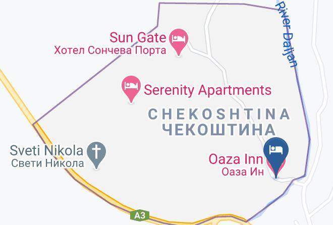 Ohrid - Oaza Inn Maps