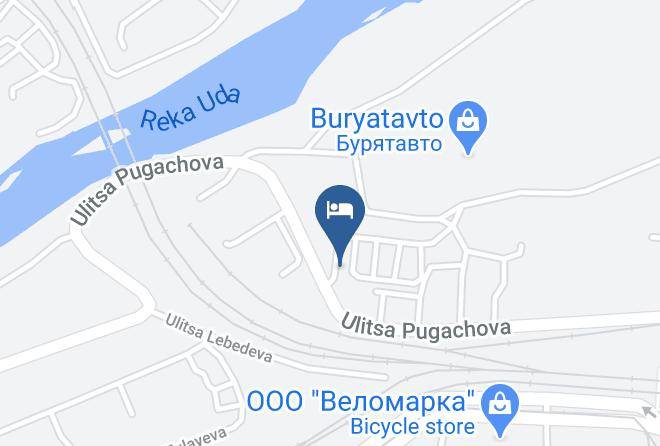 Ulan Ude - Oazis Gostinitsa Maps