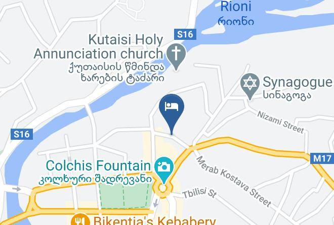Kutaisi - Oazis Hotel Maps