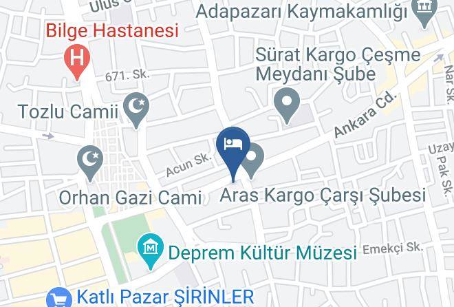 Adapazari - Oba Hotel Sakarya Maps