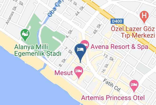 Alanya - Oba Star Hotel & Spa Maps