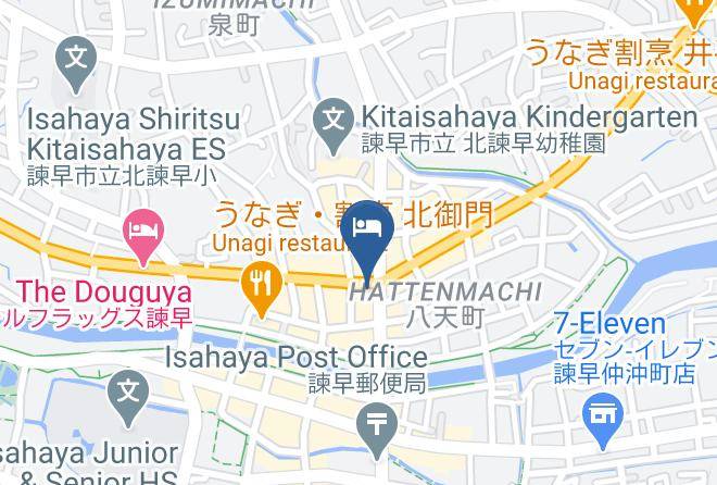Isahaya City - Obamaso Ryokan Maps