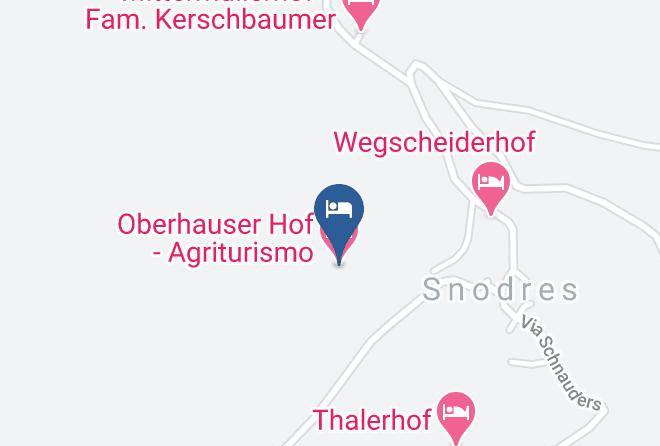 Bolzano - Oberhauser Hof Agriturismo Maps