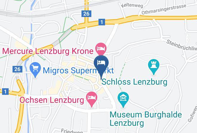 Lenzburg - Oberstadt Maps