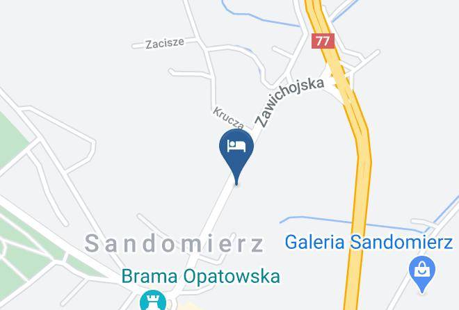 Sandomierski - Obiekt Noclegowy Turysta Maps