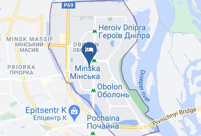 Kyiv - Obolonskiy Prospekt 15b Maps