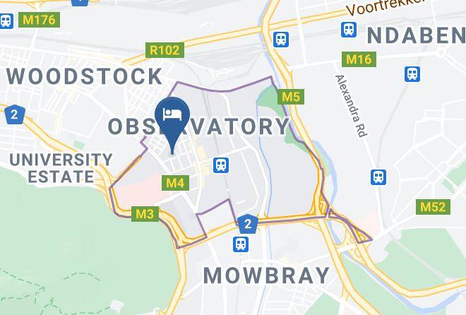 City Of Cape Town - Obsage Family Lodge Maps