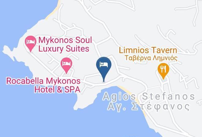 Obsession Mykonos Map