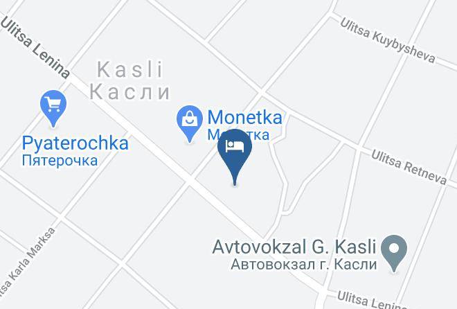 Kaslinsky District - Obshchezhitiye Gostinichnogo Tipa Gostinitsa Kasli Maps