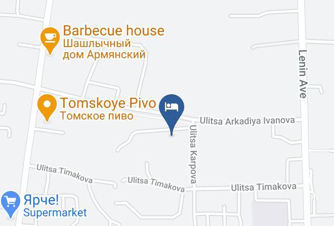 Tomsk - Obshchezhitiye Gostinichnogo Tipa Tpu Maps