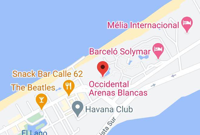 Cardenas - Occidental Arenas Blancas Maps