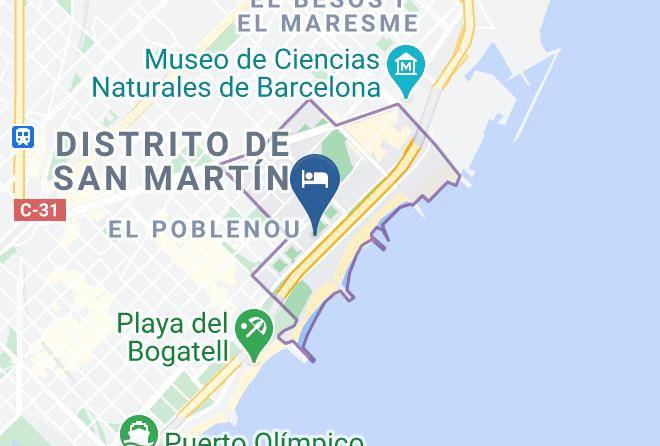 Barcelona - Occidental Atenea Mar Maps