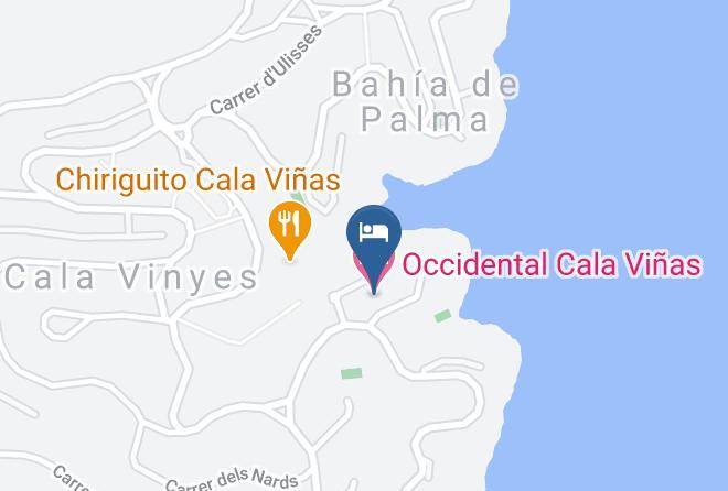 Baleares - Occidental Cala Vinas Maps