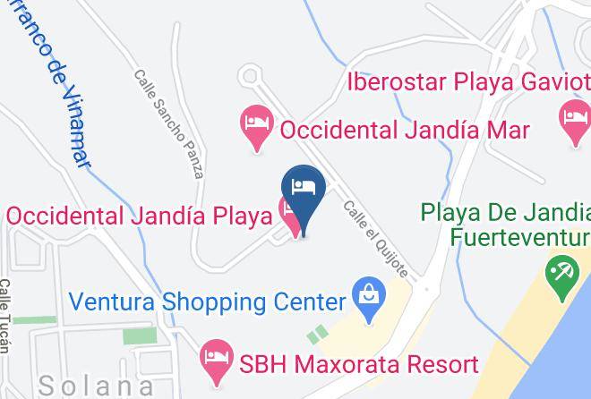 Las Palmas - Occidental Jandia Royal Level Adults Only Maps