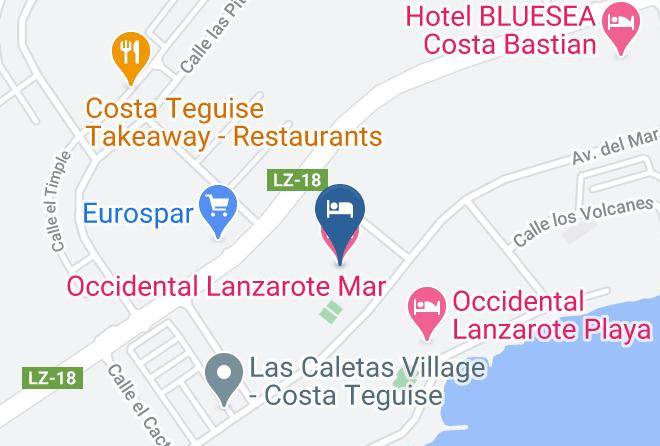 Las Palmas - Barcelo Lanzarote Active Resort Maps