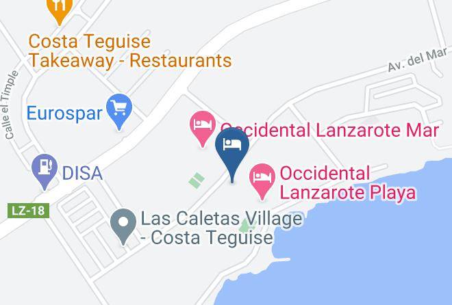 Las Palmas - Occidental Lanzarote Playa Maps