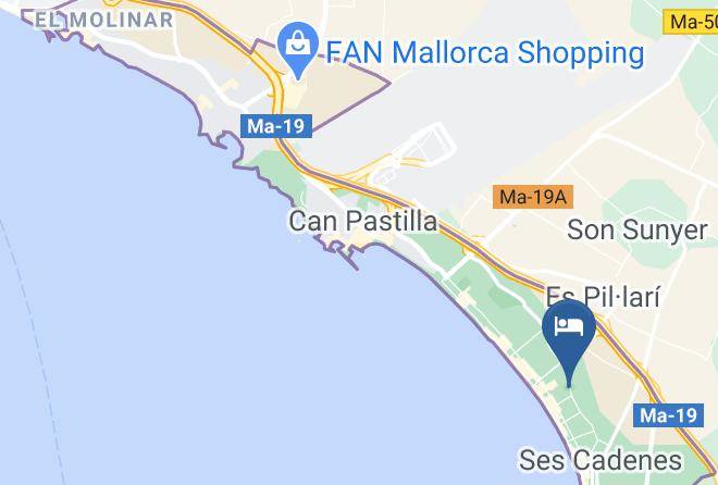 Baleares - Occidental Playa De Palma Maps