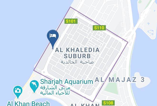 Occidental Sharjah Grand Map
