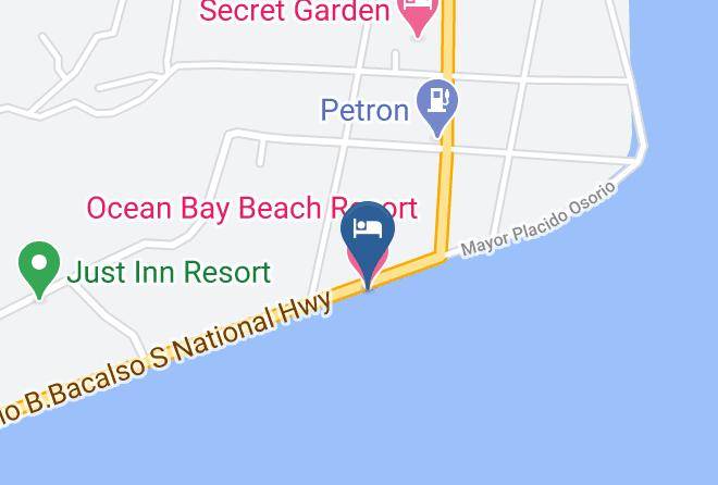 Cebu - Ocean Bay Beach Resort Maps