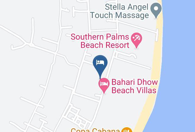 Kwale - Ocean Bay Hotel Maps