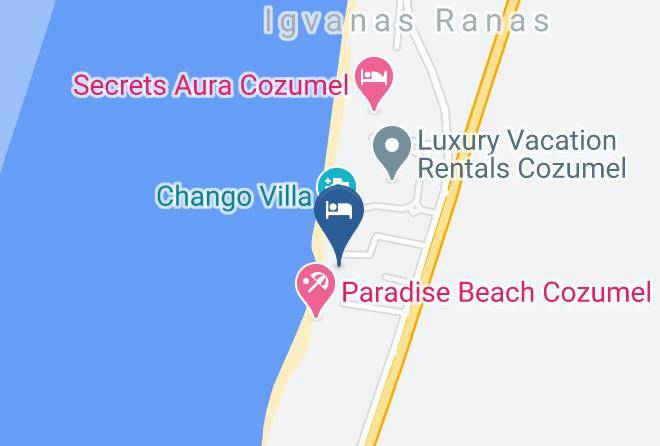 Cozumel - Ocean Beach Cozumel Maps
