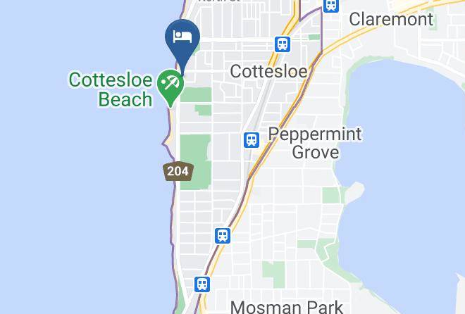 Cottesloe - Ocean Beach Hotel Maps