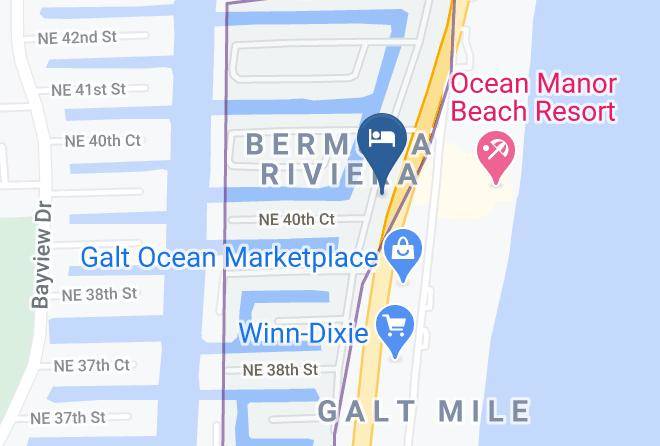 Broward - Ocean Beach Palace Hotel And Suites Maps
