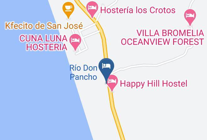 Manglaralto - Ocean Blue Hotel Maps