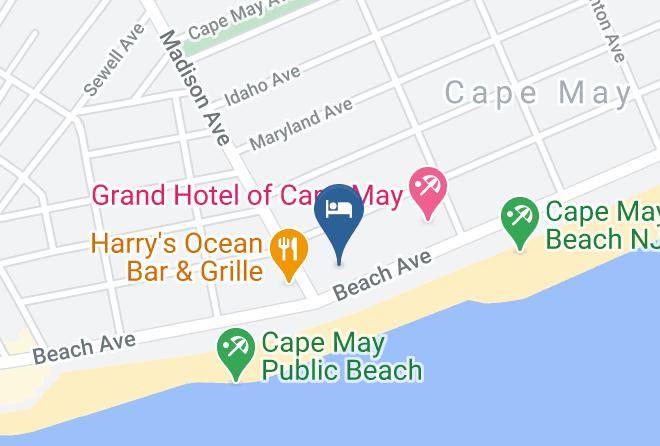 Cape May - Ocean Club Hotel Cape May Maps