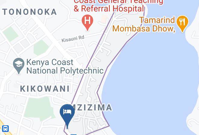 Mombasa - Ocean Crown Hotel Maps