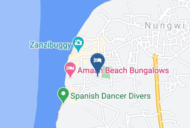 Zansibar North Central - Ocean Dream Beachside Hotel Maps